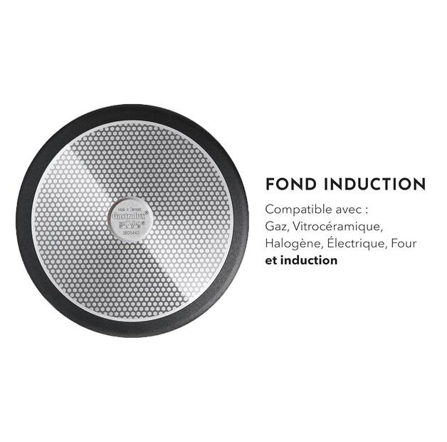 Gastrolux Biotan Plus Cast Iron Frying Pan for Induction Hobs 28x4 Cm