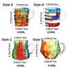 High Borosilicate Glass Book-Shaped Glass Mug Stacked Book Coffee Mugs  Collection Gifts