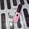 Wireless LCD Straightening Comb with Negative Ion Technology - Dual Use for Straightening & Curling