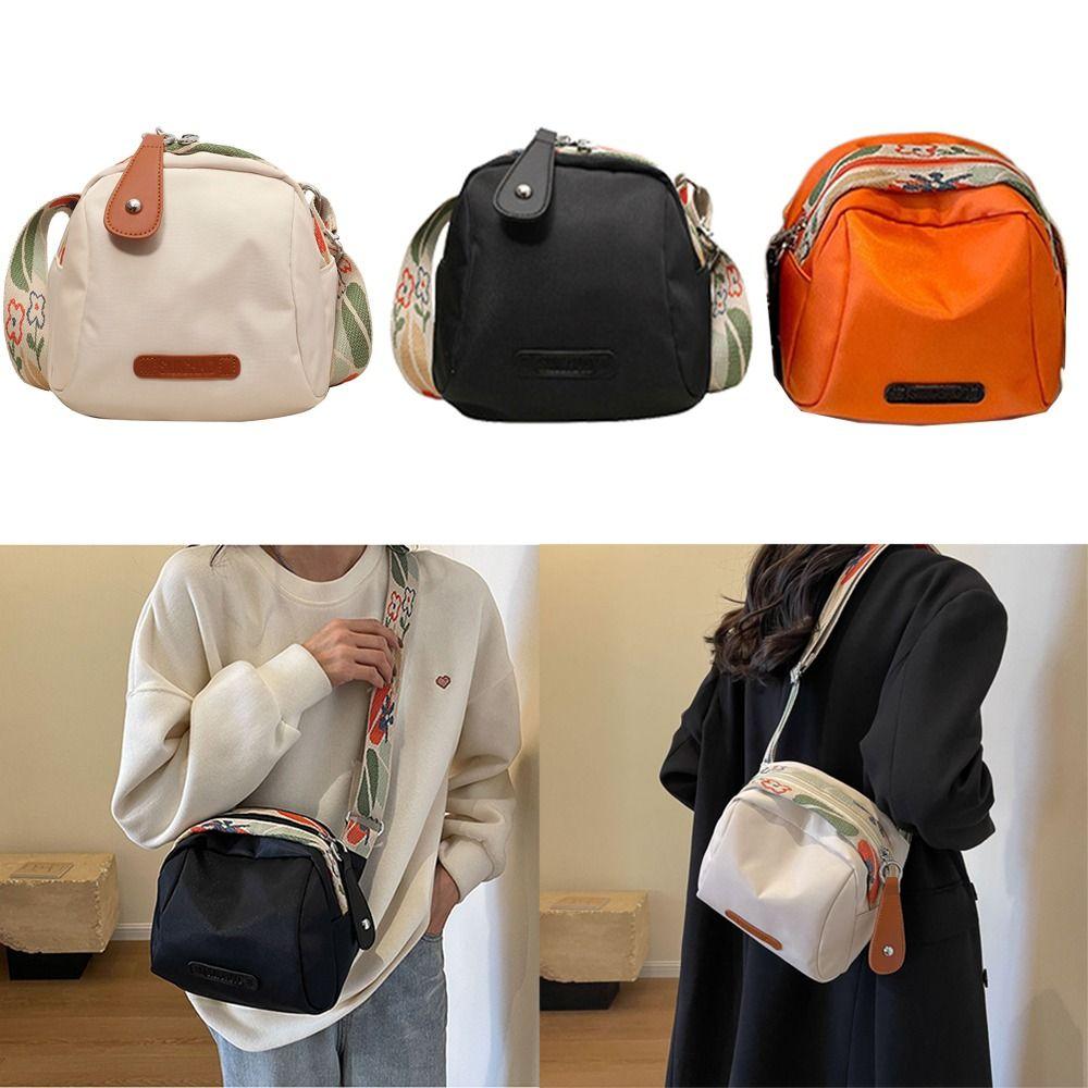 Large Capacity Shell Bag Wide Shoulder Strap Shoulder Bag Fashion Handbag Purse  Outdoor