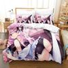 Anime Nyatasha Nyanners Bedding Set For Bedroom Soft Modern Bedspreads Comefortable Kids Duvet Cover Quilt Cover And Pillowcase