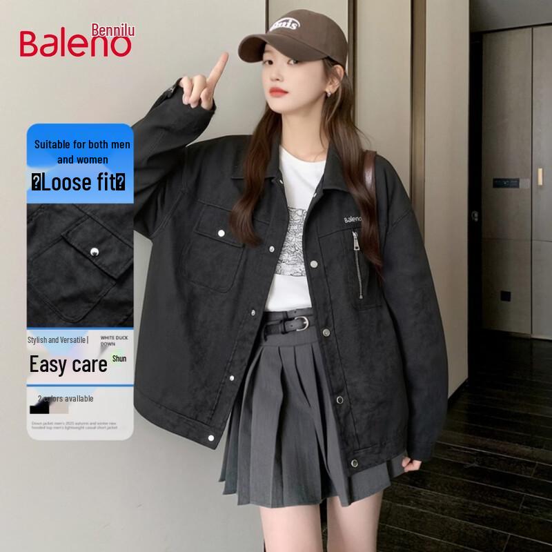 

Baleno American Retro Collared Jacket M