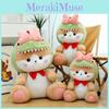 Cat Dinosaur Bowknot Plush Toy Stuffed Animal Doll Cartoon Decoration Gift Kids