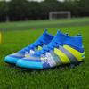 Football Shoes Children Adult Youth Sports High Top Flying Knitting Socks Mouth Spikes Rubber Nail Bottom Competition Training Shoes