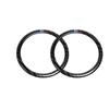 2Pcs Carbon Faser Auto Tür Lautsprecher Dekorative Kreis Aufkleber Lautsprecher Trim Zubehör Für BMW 3 Serie E90 X1 e84