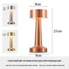 Retro Metal Barbell Desk Lamp - Touch-Control, Dimmable, Three-Color Light for Creative Spaces