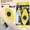Chalk Line Reel Set Drop Resistant Shell Fast Rewind Clear Mark For Carpentry Construction Home Renovation Thickened And Durable