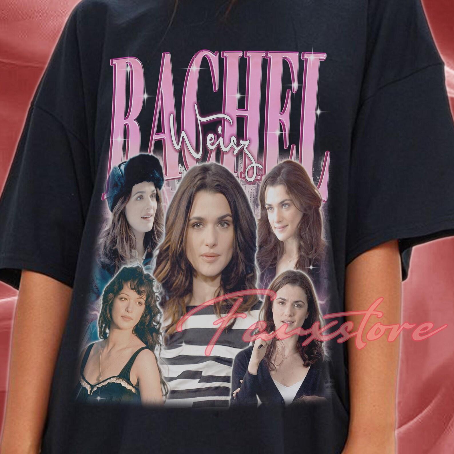 Rachel Weisz Collage Graphic Tee, 100% Cotton ComforT-Shirt L
