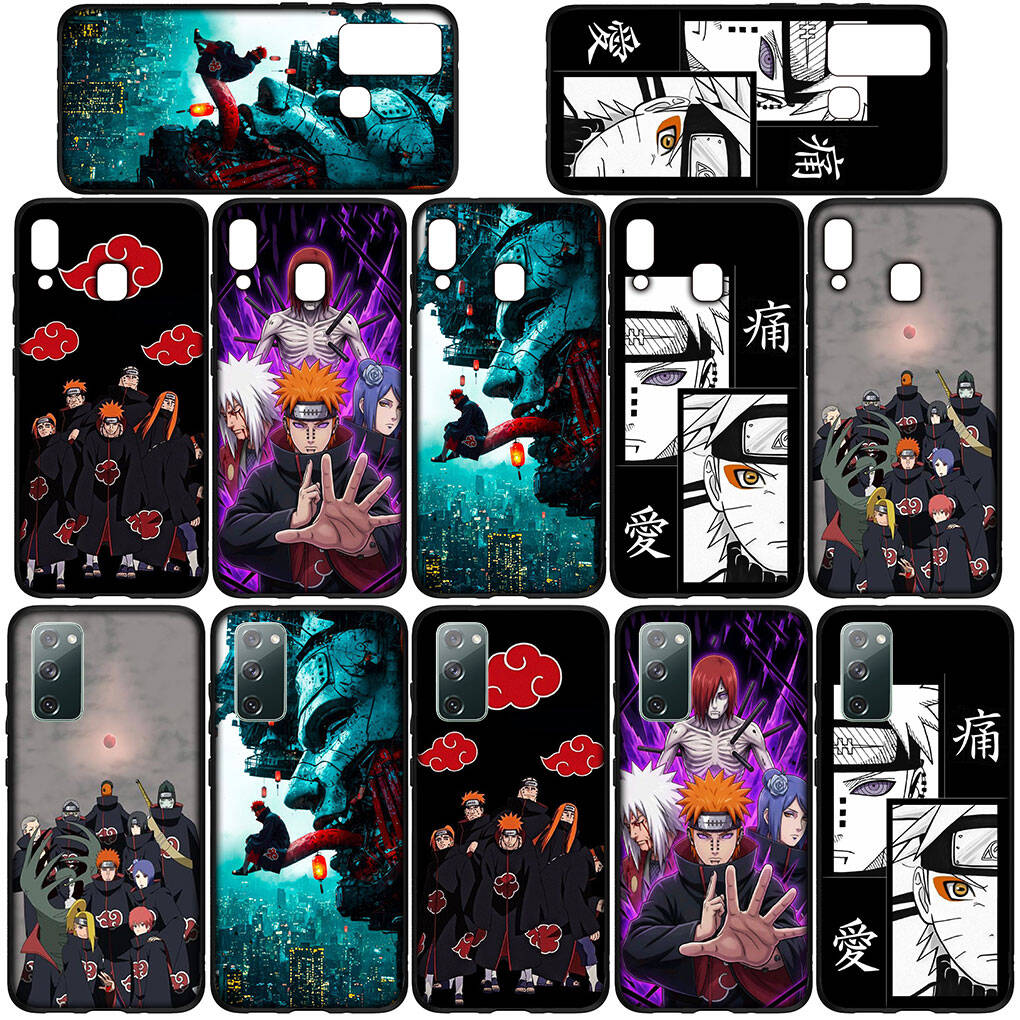 Case for iPhone 17 15 16 Plus Xiaomi Poco X7 X6 F8 F7 M8 C85 C75 C71 Redmi Note 14 12 11 13 Pro Max A4 14C 13C 15C Pain Poster Anime Akatsuki Narutos