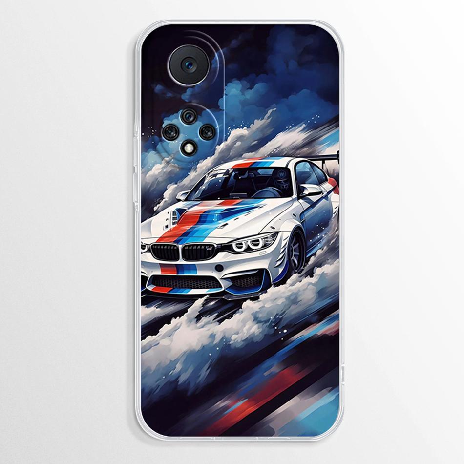 For Huawei Honor 50 Case Soft Silicone Fashion Marble Clear Cover For Honor 50 Honor50 Bumper NTH-NX9 Phone Case Honor 50 Fundas