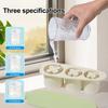 Flower-Shaped Ice Mold Tray with Lid Carrot Design Food Grade Stackable Ice Cube Shape Mold Coffee Glass Ice Cube Maker