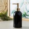 Ceramic Liquid Soap Dispenser for Bathroom (420 Ml) - Handwash Dispneser Bottle with Pump for Kitchen - Soap Dispenser for Wash Basin