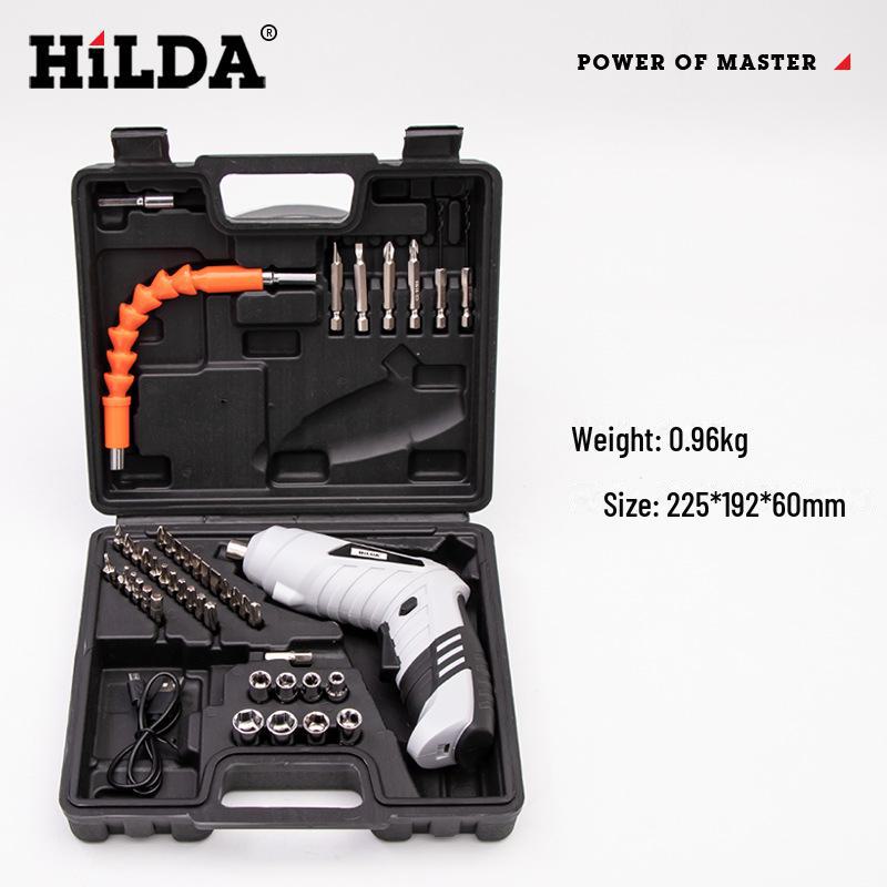 Hilda Rechargeable Multi-Function Mini Electric Screwdriver Set