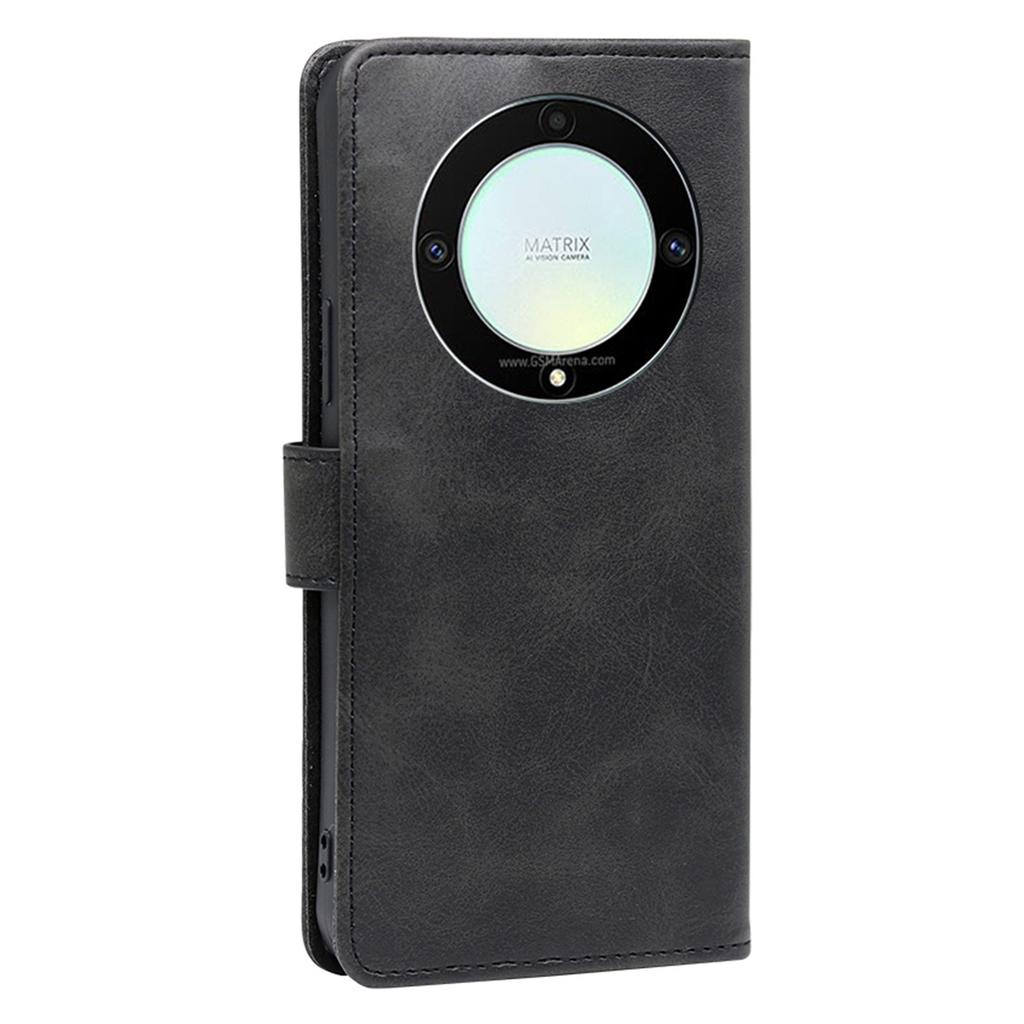 Cell Phone Case for Honor X9a 5G/X40 5G/Magic5 Lite 5G PU Leather Calf Texture Stand Wallet Phone Cover