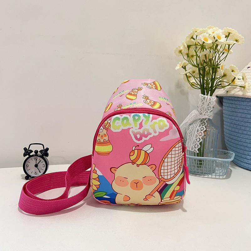 Cartoon Kids' Crossbody Bag - Cute, Convenient Travel Storage for Children