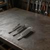 Chimney Brush Set 0.3mm Steel Wire Bristles for Furnace Pipe Cleaning Includes 3/5/8cm and 3/5/8/10cm Variants