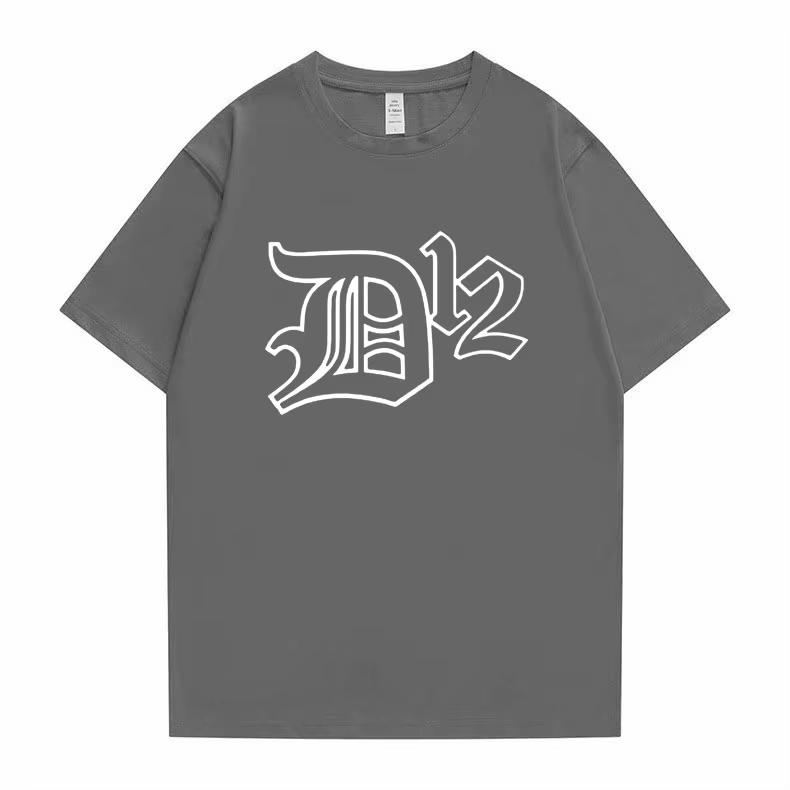 Rapper Eminem 100cotton Unisexs shirt ONeck oversized Same Style graphics Short Sleeved shirt Womens Vintage Y2k Hip Hop Tshirt