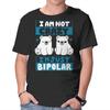 Unisex Crew Neck T-Shirt Bipolar Graphic Short Sleeve Casual Tee