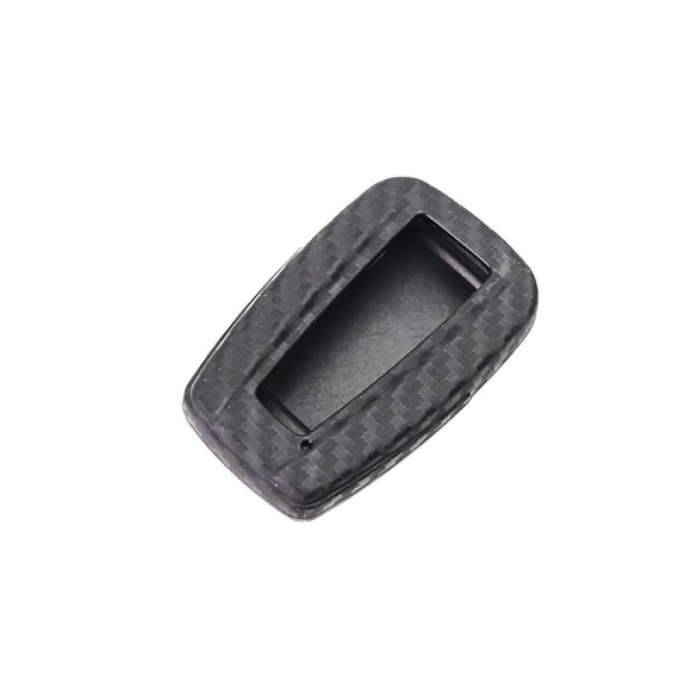 Kohlefaser Weiches Silikon Schlüsselanhänger Für 17-up Toyota Camry C-HR Prius Prime Mirai