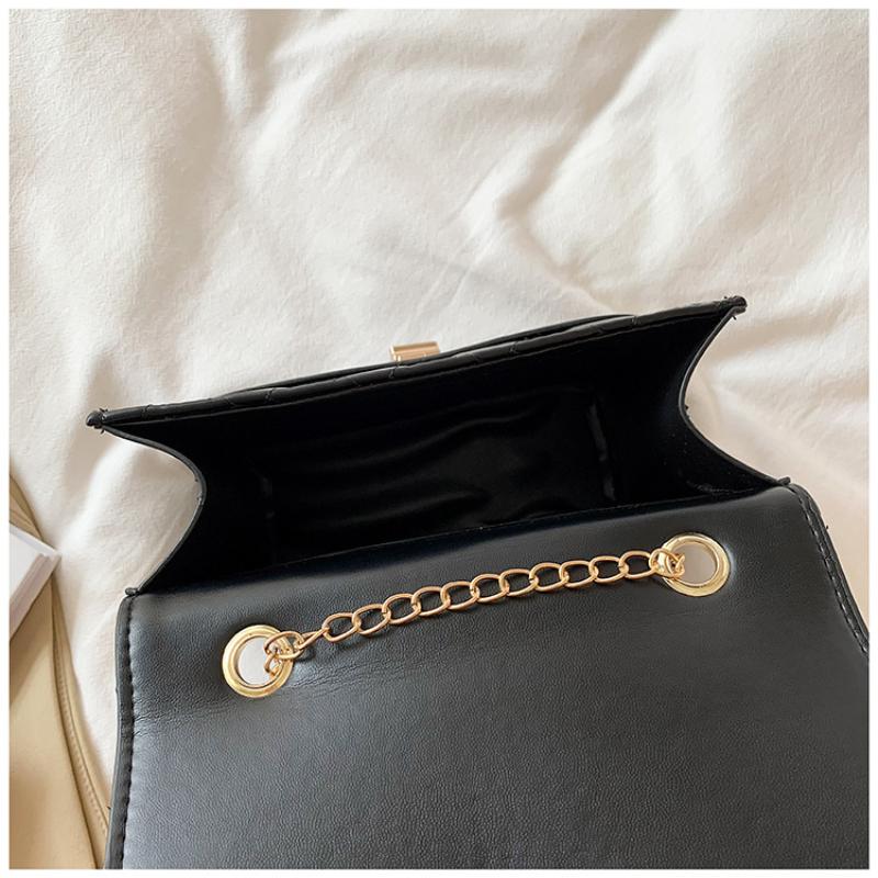 Vintage Kette Handtasche 2023 Mode Eine Schulter Messenger Handtasche Einfache Kleine Quadratische Tasche Trend
