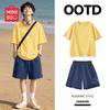 Boys' 2026 Summer Short-Sleeve T-Shirt & Shorts Set