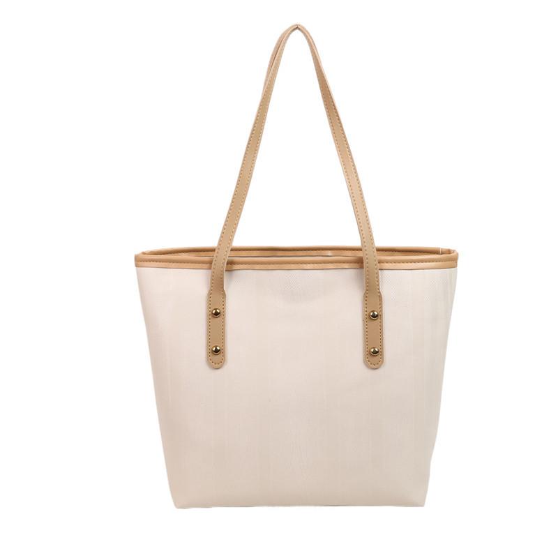 Chic Oversized Color Block Handheld Tote Bag For Women Perfect For Everyday Use