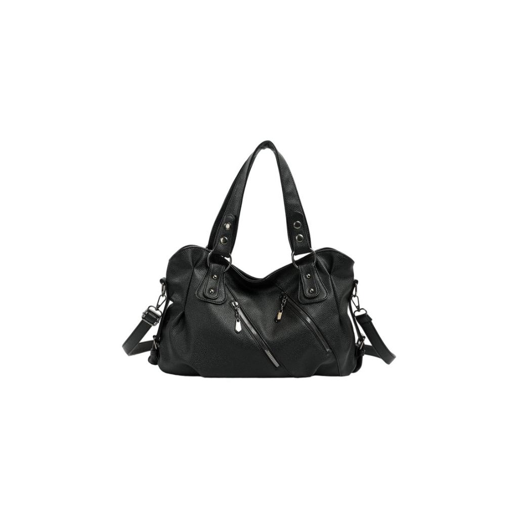 Xeie Thuk Handbag Women PU Leather Multi Pocket Daily Casual
