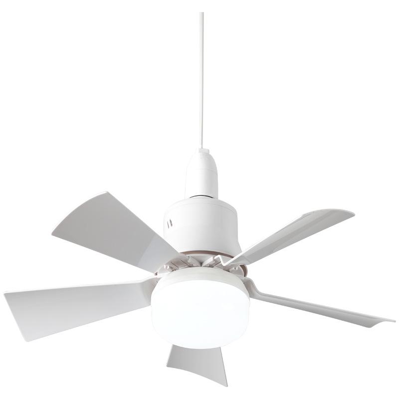 2024 Small Ceiling Fan Light with Removable Blades, E27 Base - Ideal for Bedrooms and Living Rooms