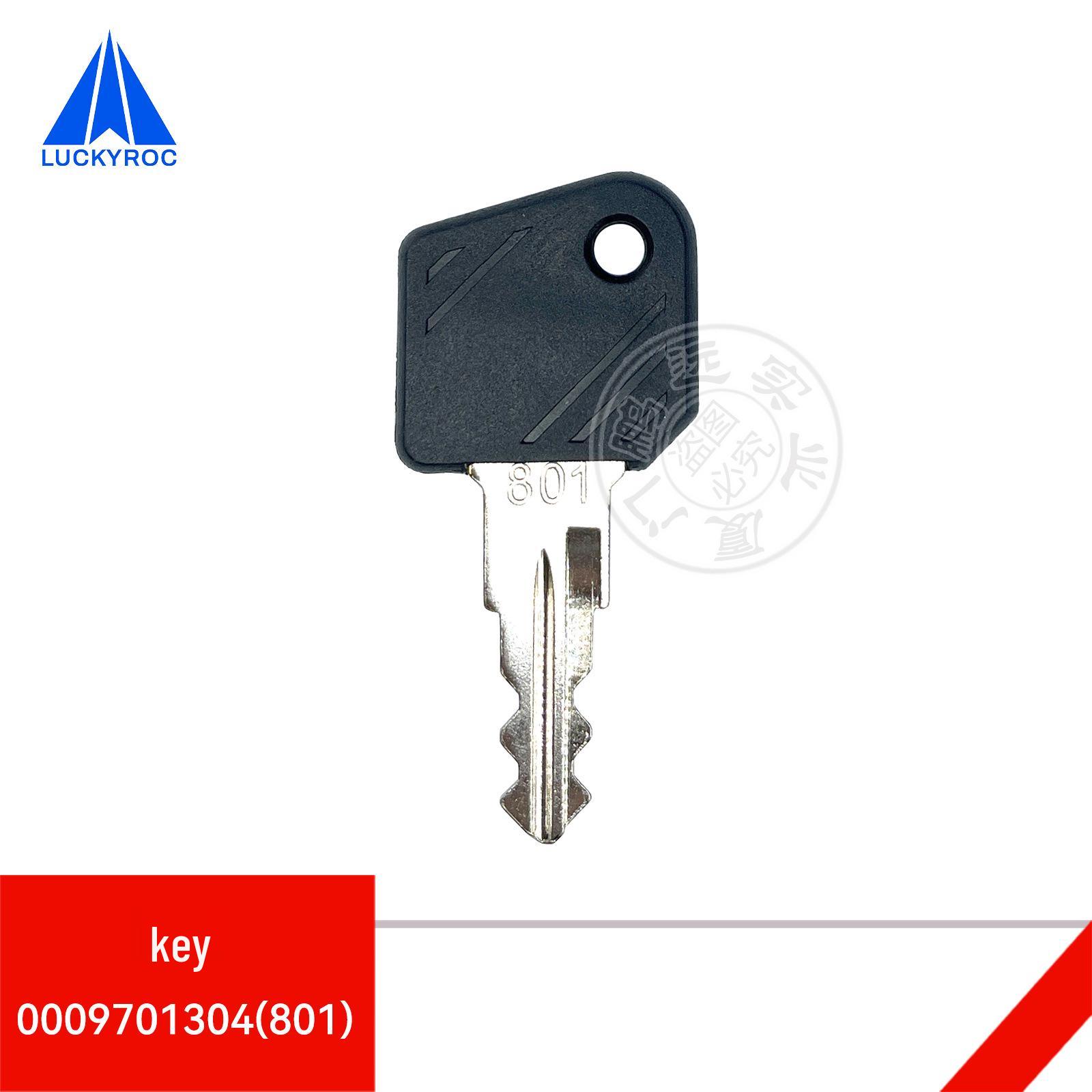 Linde Forklift Ignition Key Set (801, 802, 603, 633, Original Key 0009730418)