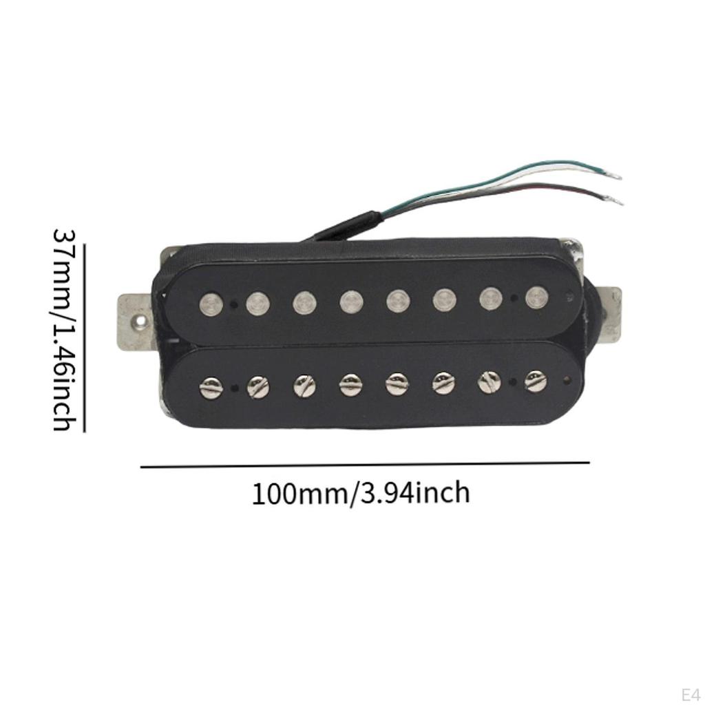 8 String Electric Guitar Humbucker Pickup Alnico 5 Bass Replacement Accessory