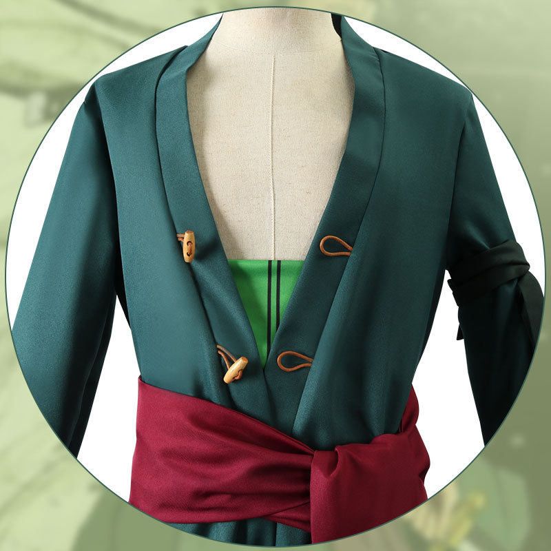 One Piece Cosplay Costume Wano Country Cosplay Zoro Tenro Yukata Kimono Japanese Style Cosplay Outfit