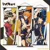 Haikyuu!! Plakat Ścienny Długi Wiszący Ozdoba Kreskówka Tobio Kageyama Wiszący Obraz Tapeta Perferyjny Uchwyt Prezent Świąteczny