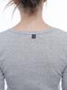 Chaenseseunoi Slim Fit Open Neck Long Sleeve Grey/W251Tp08Gr