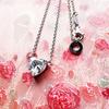 Collier en argent Sterling 925 avec pierre blanche en forme de cœur, bijoux fins, cadeau romantique pour femmes et hommes, nouvelle collection été