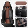 Universal Fit Five-Seater Car Seat Covers | Durable Faux Leather, Non-Textile Material, Sponge Filled, Suitable for All Vehicle Models