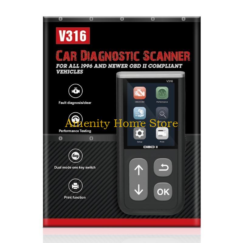 

F26C OBD2 Сканер Check Engine Световой Код Ошибки Автомобиля Читатель Кодов OBDII Диагностический Сканирующий Инструмент China Mainland
