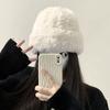 Thickened Plush Winter Hat Coldproof Warm Beanie Hats Cute Winter Fluffy Fur Hat\  Outdoor
