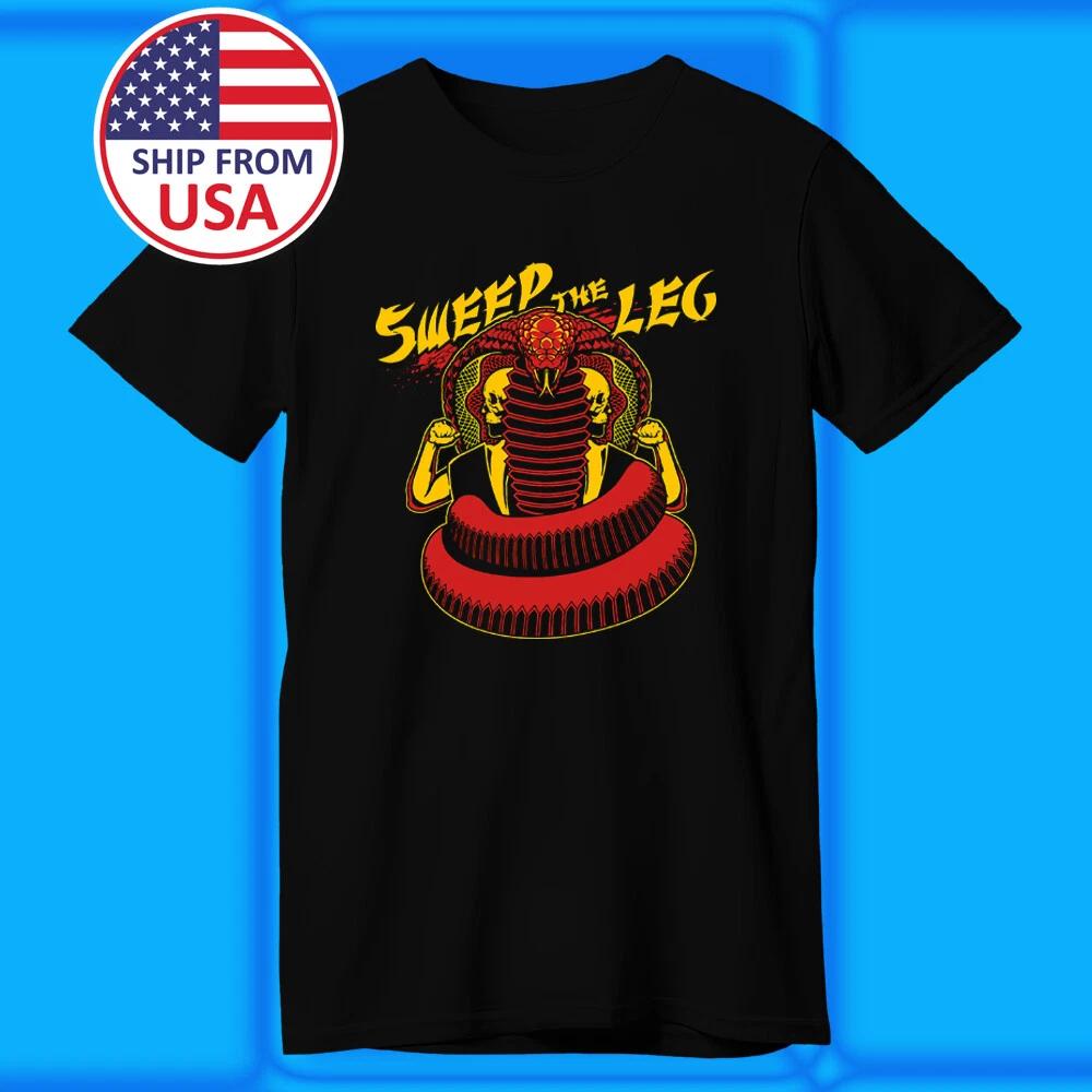 Sweep The Leg Cobra Kai Men s Black Size S-5XL 4XL