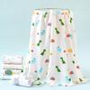 2 Layer Newborn Blankets Cotton Kids Bath Towel New Baby Swaddle Blanket  Summer
