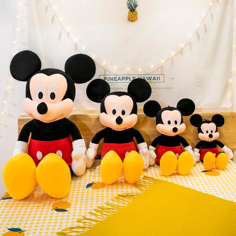 Mickey & Minnie Plush Toy Figure - Mickey Mouse Cartoon Doll Birthday Gift