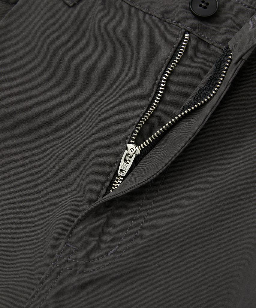 COFWI Flow Single-Pleat High-Density Cotton Pants Dark Gray