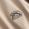 Anta Active Series Mens Long Sleeve Knitted Shirt 2025 Spring Long T-Shirt Men Tops Dusk-Gray Tortoise-Shell-Brown 952618401S-3