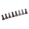 8Pcs Brick Hook Clips Steel Brick Hanger Fits Standard Size Bricks 2 1 4 Inch to 2 3 8 Inch in Height