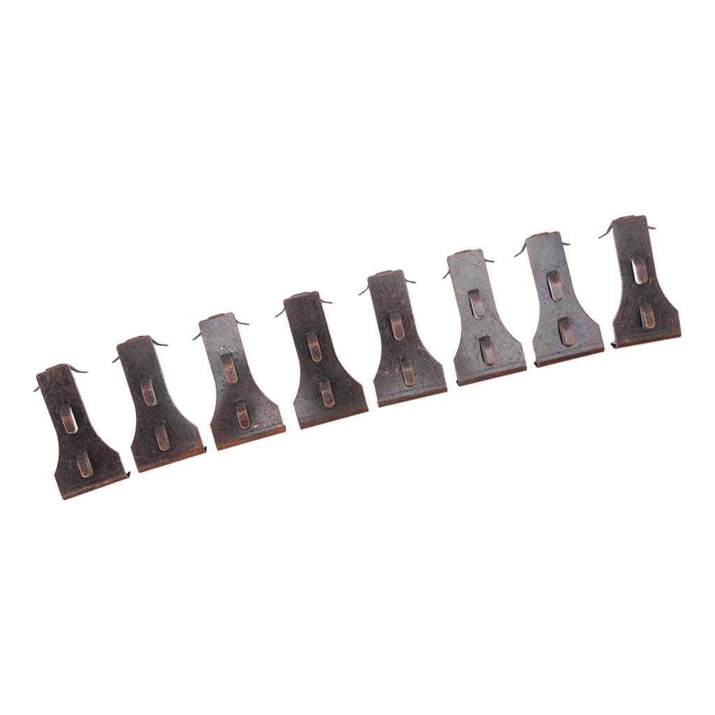 8Pcs Brick Hook Clips Steel Brick Hanger Fits Standard Size Bricks 2 1 4 Inch to 2 3 8 Inch in Height