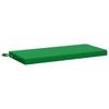 Bench Cushion SOEST 100percent  Polyester Green 80 X 40 X 5 Cm