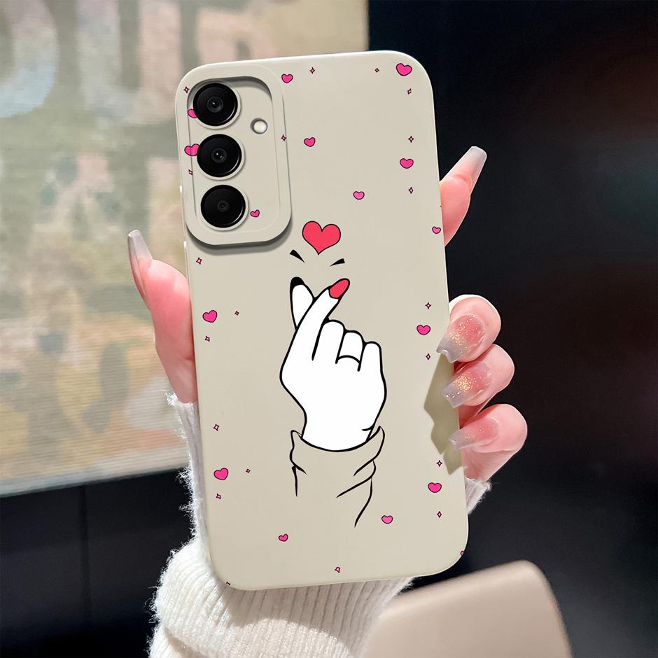 For Samsung Galaxy A25 A26 A36 A56 5G Case Cute Flowers Silicone Soft Protective Cover For SamsungA25 A26 A36 A56 Fundas Coque