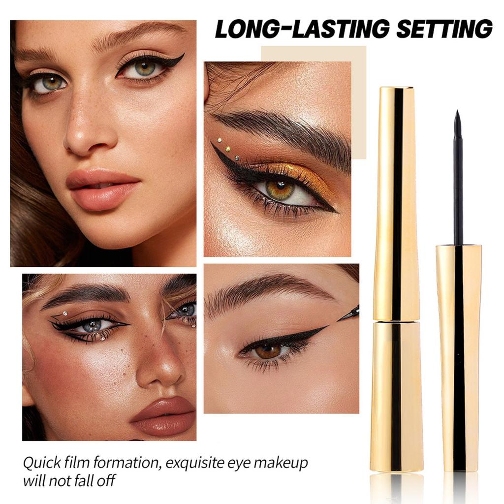 Quick Drying, Natural Black And Stain Resistant, Black Eyeshadow Multi Purpose,3.4ml