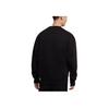 Nike Felpa Manica Lunga con Logo Ricamato Solo Swoosh Top Unisex Neri CV0554-010