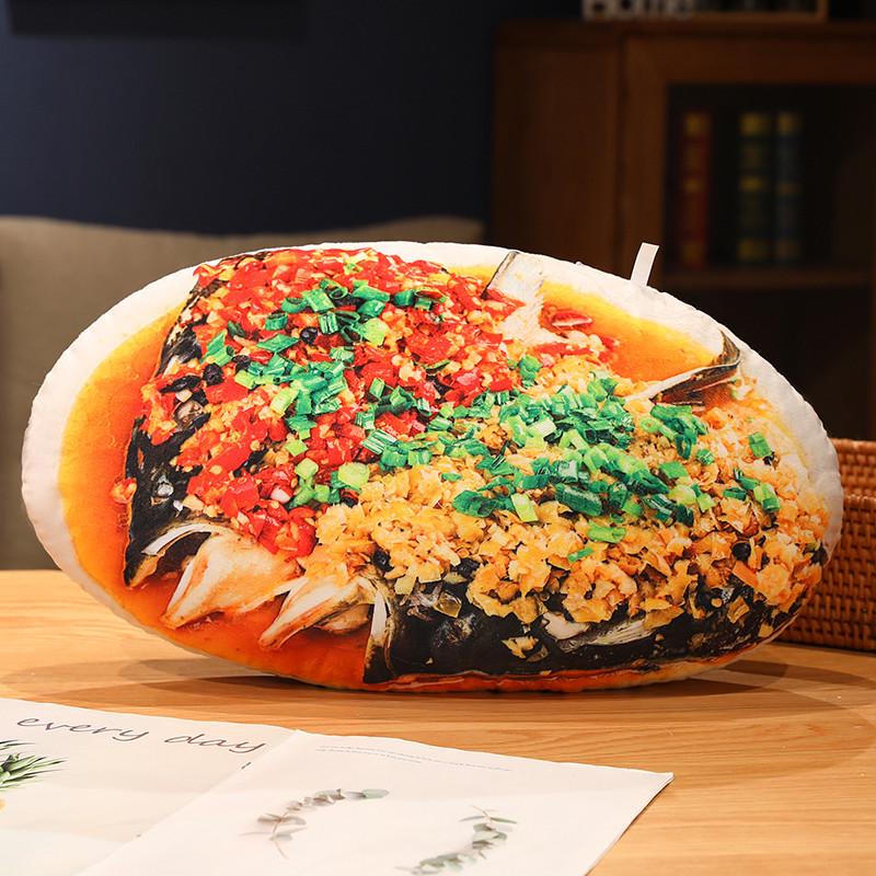 Wanghong Zibo BBQ Plush Food Pillow - Creative Douyin-Style Prank Prop