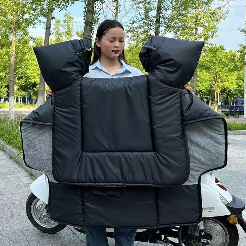 Двустороннее водонепроницаемое ветрозащитное зимнее одеяло - Утолщенное, большое и теплое с дополнительными боковыми крыльями.